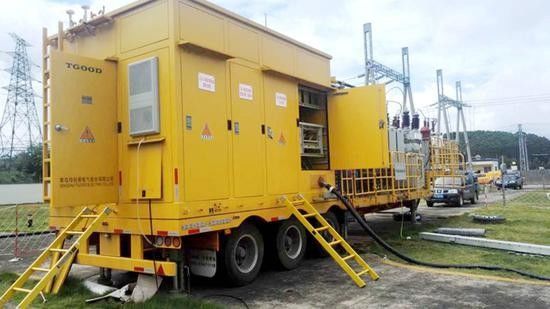 Sous-station mobile du transformateur 145KV