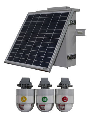 Indicateur aérien solaire extérieur de défaut de réseau de distribution d'énergie de système mv