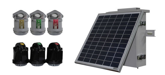 Indicateur aérien solaire extérieur de défaut de réseau de distribution d'énergie de système mv