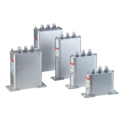 Condensateur de puissance en forme de boîte de basse tension de BSMJ aucune fuite d'huile